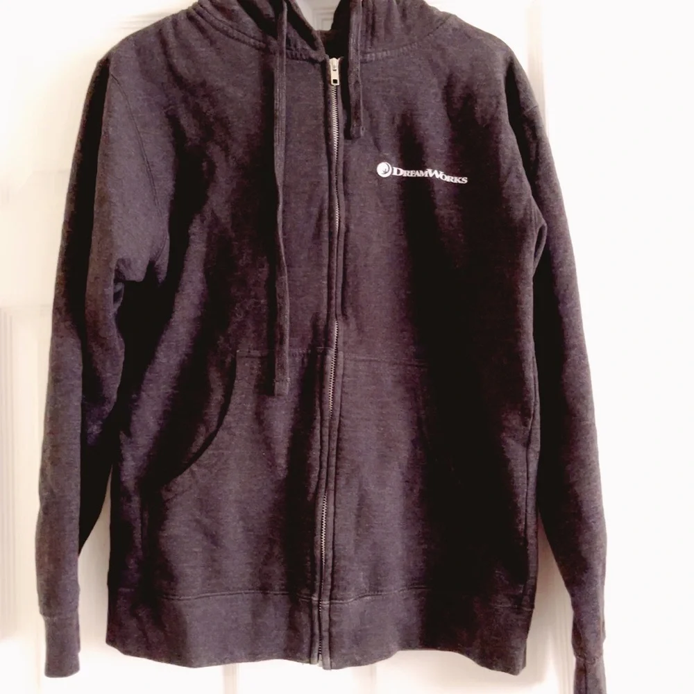 Dreamworks hoodie man small zipper moonboy logo